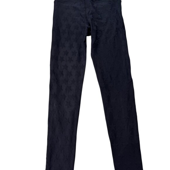 Mono B Black Star Embossed Leggings Women’s Size Small NWT High Waist Activewer - Picture 3 of 8